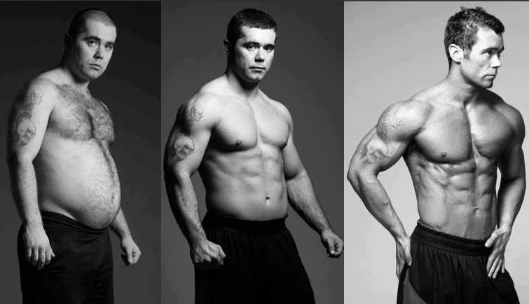 成年男性體脂率視覺對照表：從40% 到 3% 身形變化與主廚減醣對策