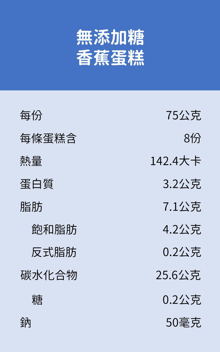 【無添加糖】有機香蕉蛋糕